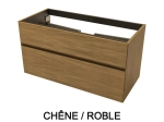 Meuble sous-vasque, finition bois ou couleurs, deux tiroirs à onglet, Largeur 60, 70, 80, 100, 120 et 140 cm, Profondeur 45 cm, Hauteur 55 cm, Stock disponible, LIVRAISON OFFERTE